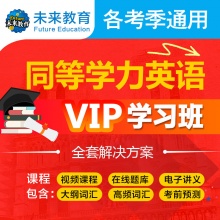 2024年同等学力英语VIP学习班